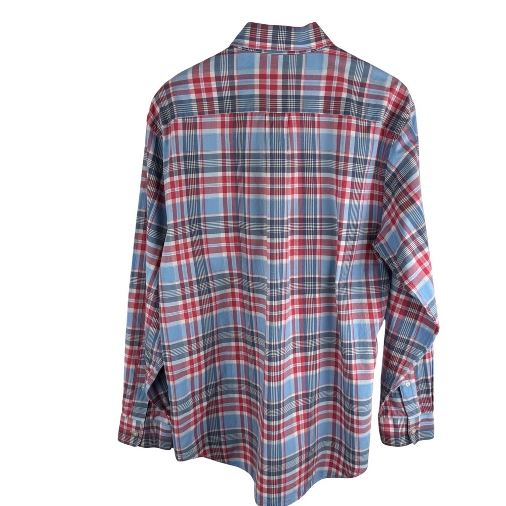 Vineyard‎ Vines Murray Shirt Mens M Plaid Button Down Cotton Long Sleeve Preppy - Picture 5 of 7
